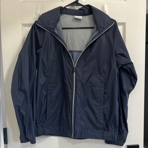 Columbia Men's Dark Blue Windbreaker